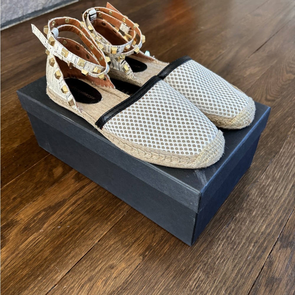 Rebecca Minkoff Neutral Espadrille Flats